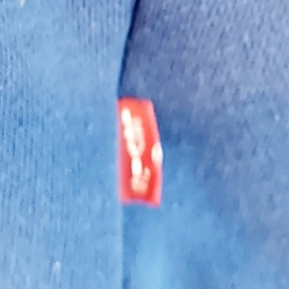 Levi’s Colorblock Sweatshirt Retro Red/Navy Medium - Picture 4 of 10